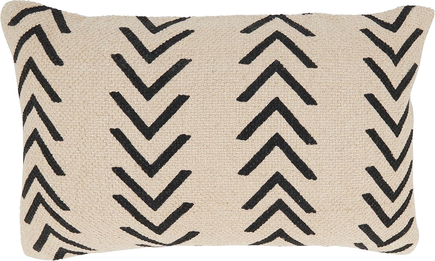 Adah Collection Geometric Cotton Throw Pillow