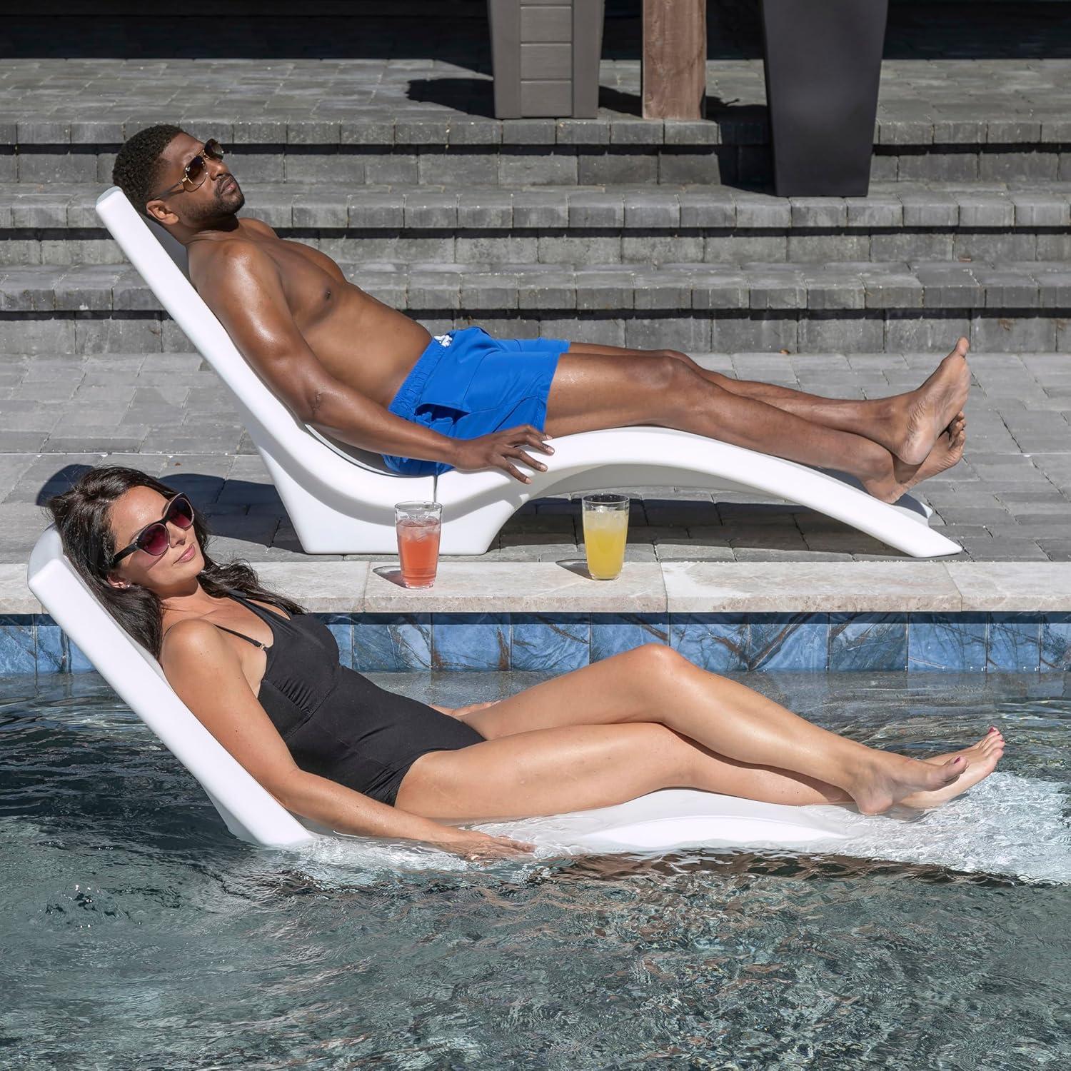 Step2 Vero Outdoor Chaise Pool Lounger: Weighted