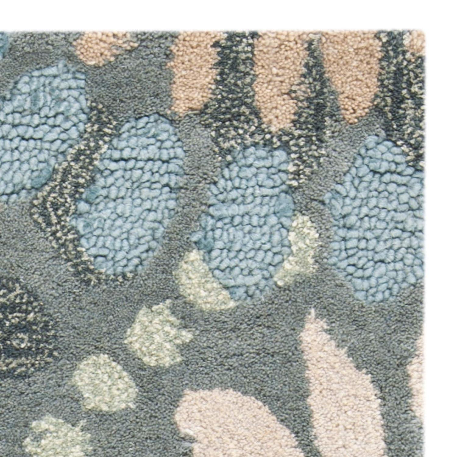 World Menagerie Arber Jardin Hand Tufted Wool Floral Rug