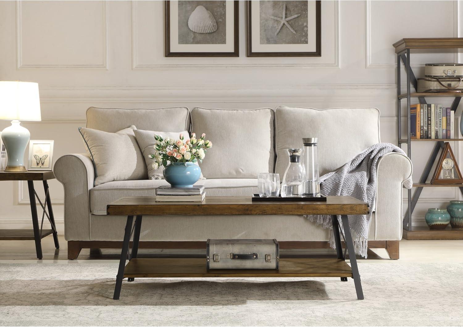 Laguna Solid Wood Top Coffee Table