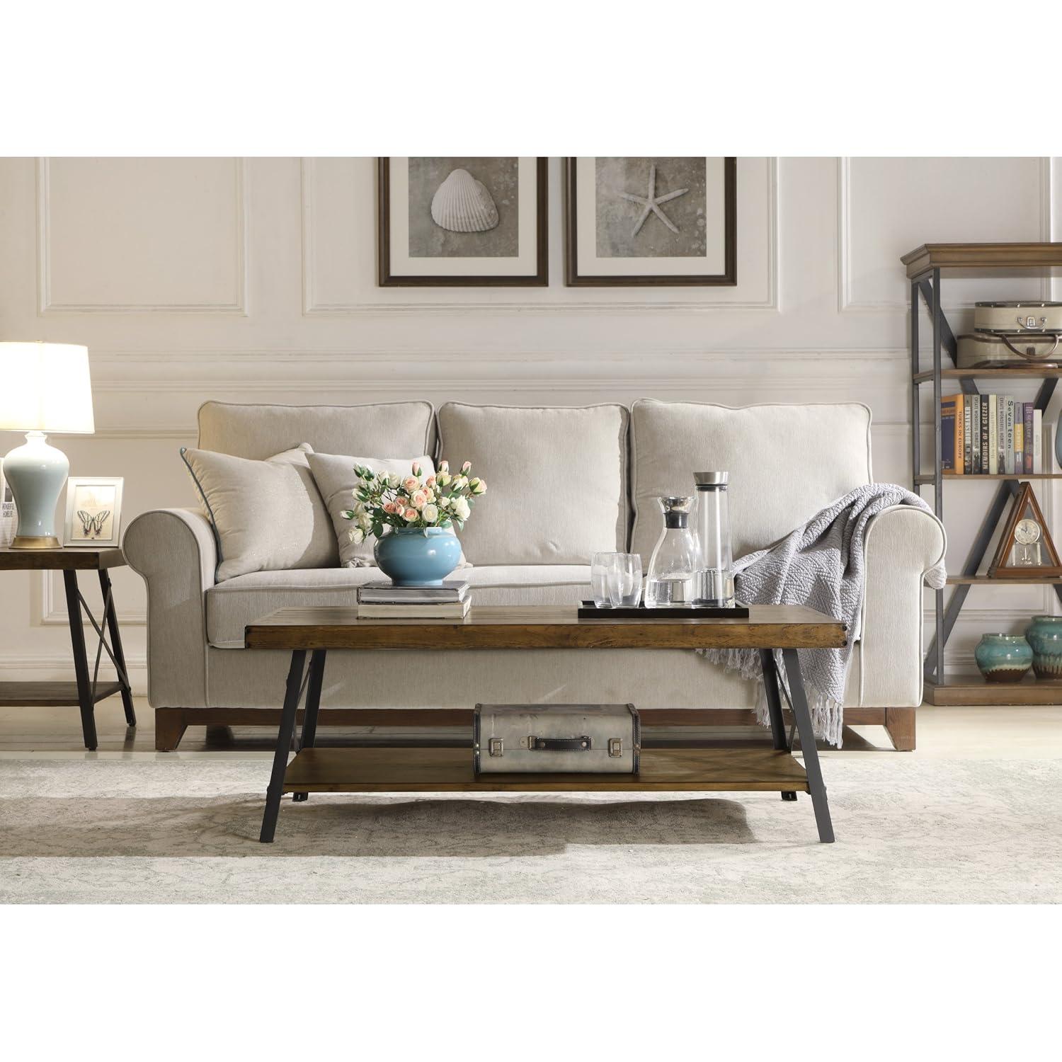 Laguna Solid Wood Top Coffee Table