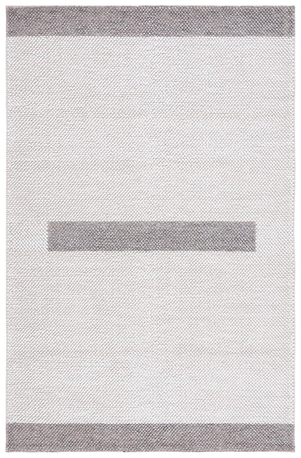 Natura NAT324 Flat Weave Indoor Area Rug - Ivory/Brown - 4'x6' - Safavieh