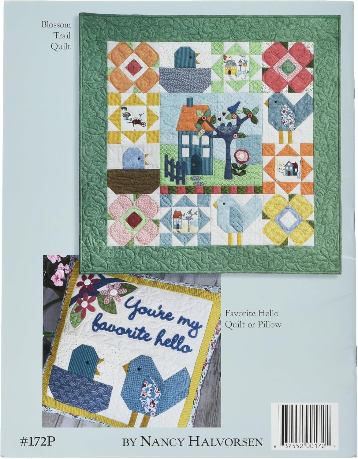 Blossom Trail On Wander Lane Animal Quilt Pattern Set