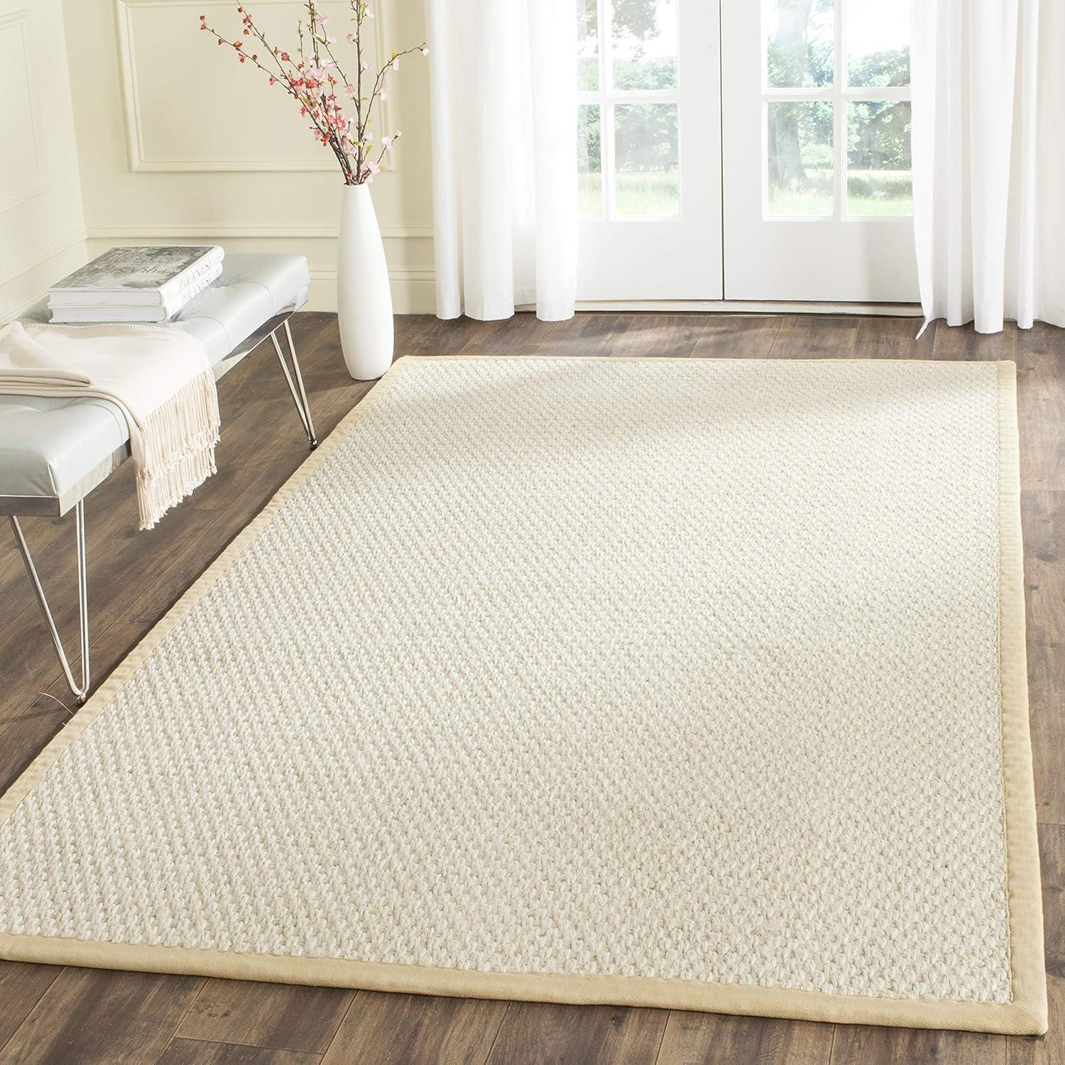 Natural Fiber NF925 Hand Woven Indoor Area Rug - Natural - 5'x8' - Safavieh.