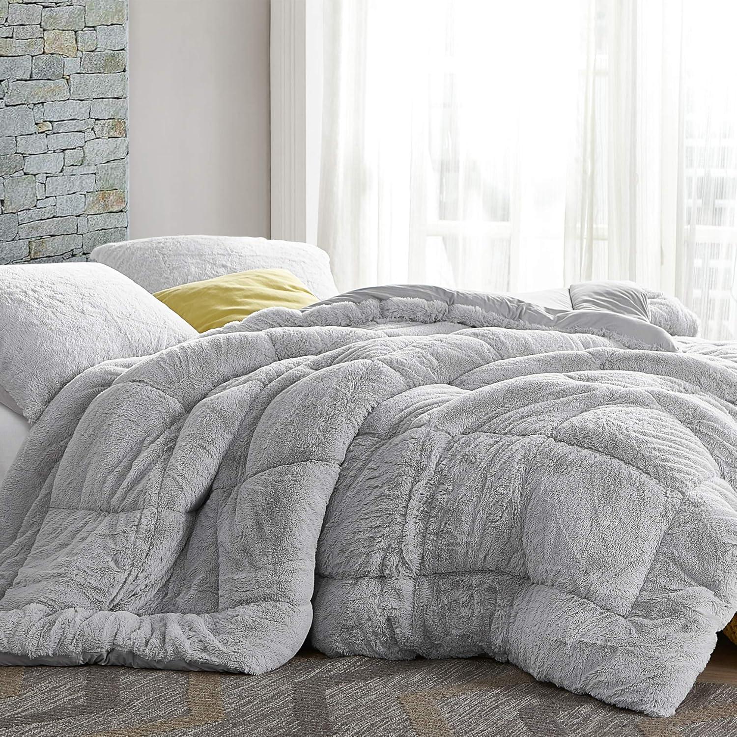 Coma Inducer Are You Kidding Bare - ® Oversized Comforter - Antarctica Grey King Adult