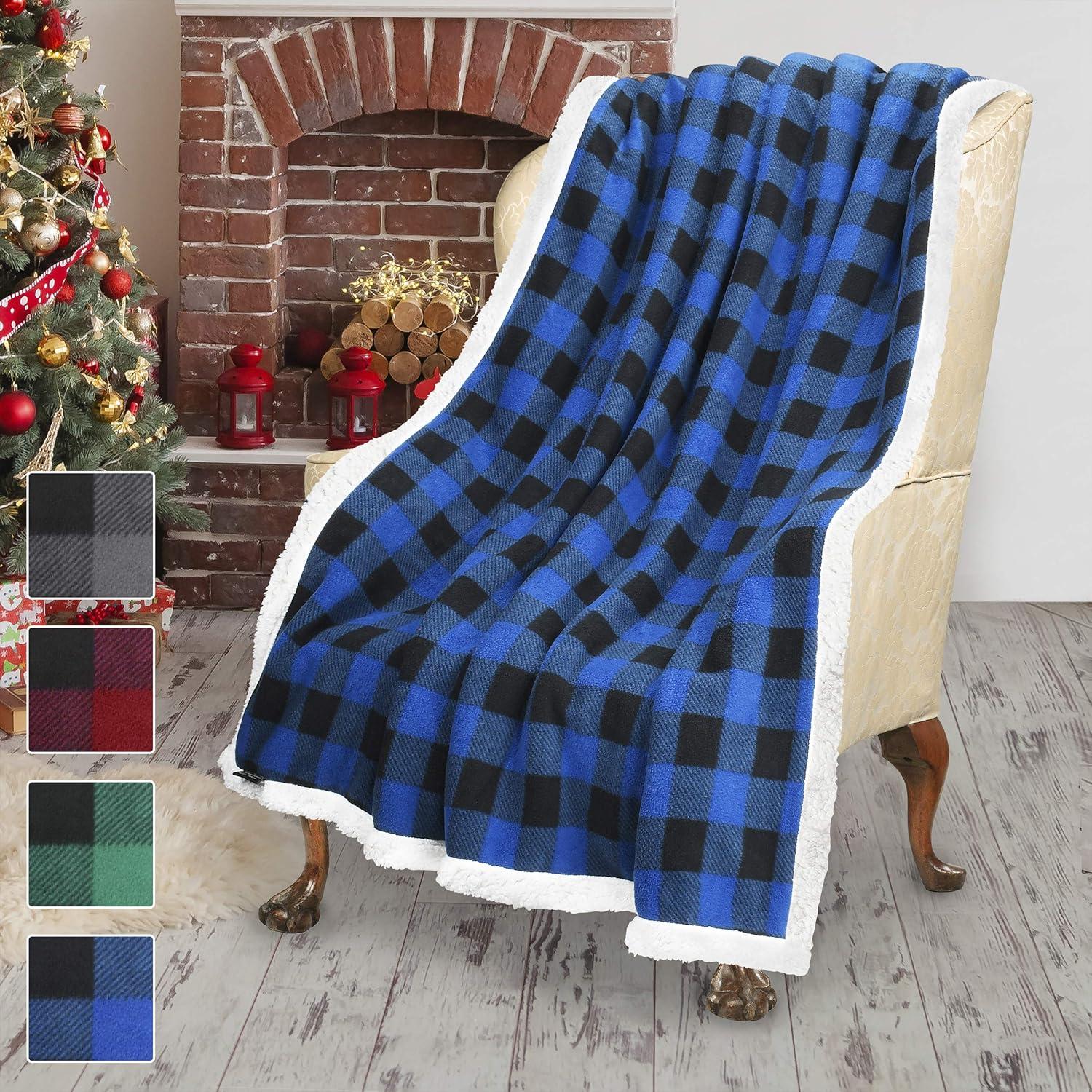 Tirrinia 50" x 60" Fleece Throw Blanket, Soft Comfy Warm Fuzzy TV Blankets, Comfort Caring Gift