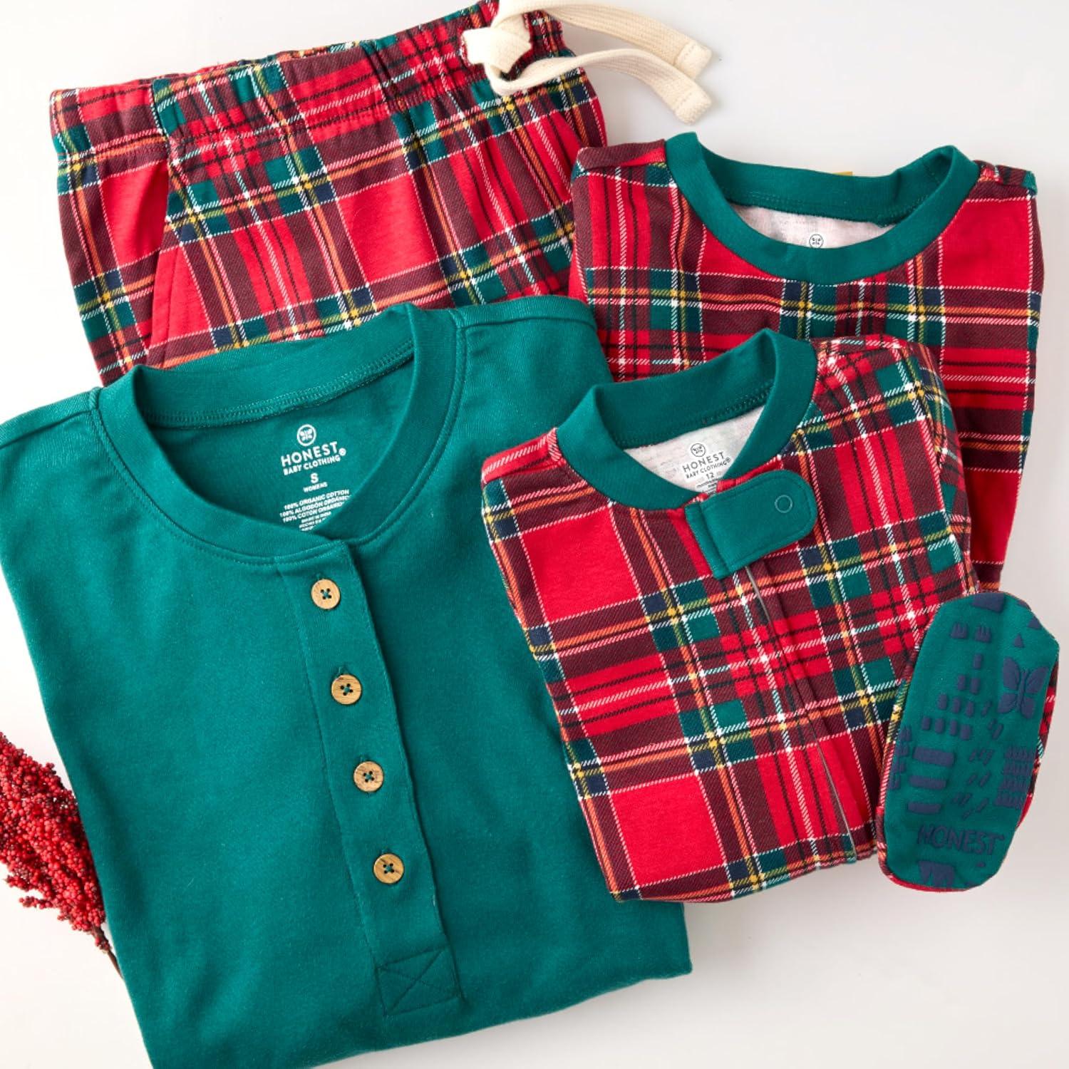 Organic Cotton Royal Stewart Plaid Family Pajama Set