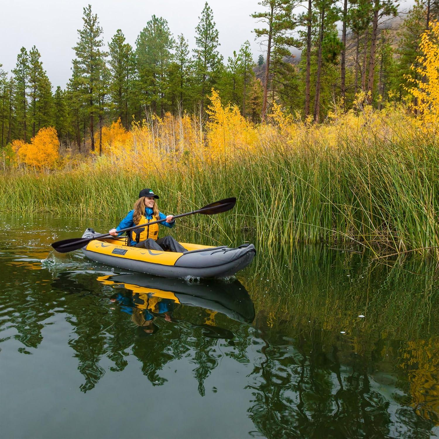 Advanced Elements Island Voyage 2 Recreational Kayak with Pump