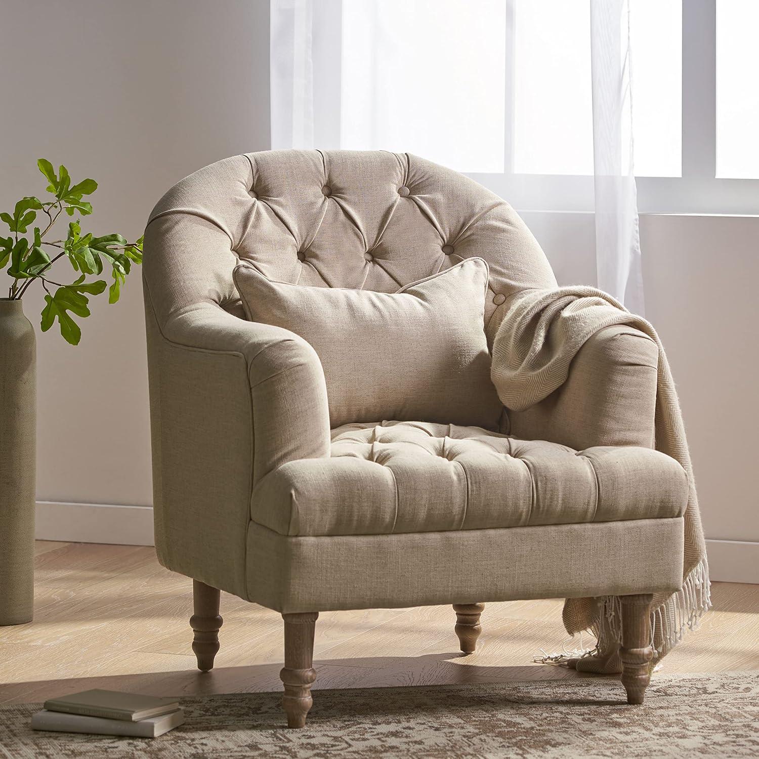 Anastasia Tufted Chair - Christopher Knight Home