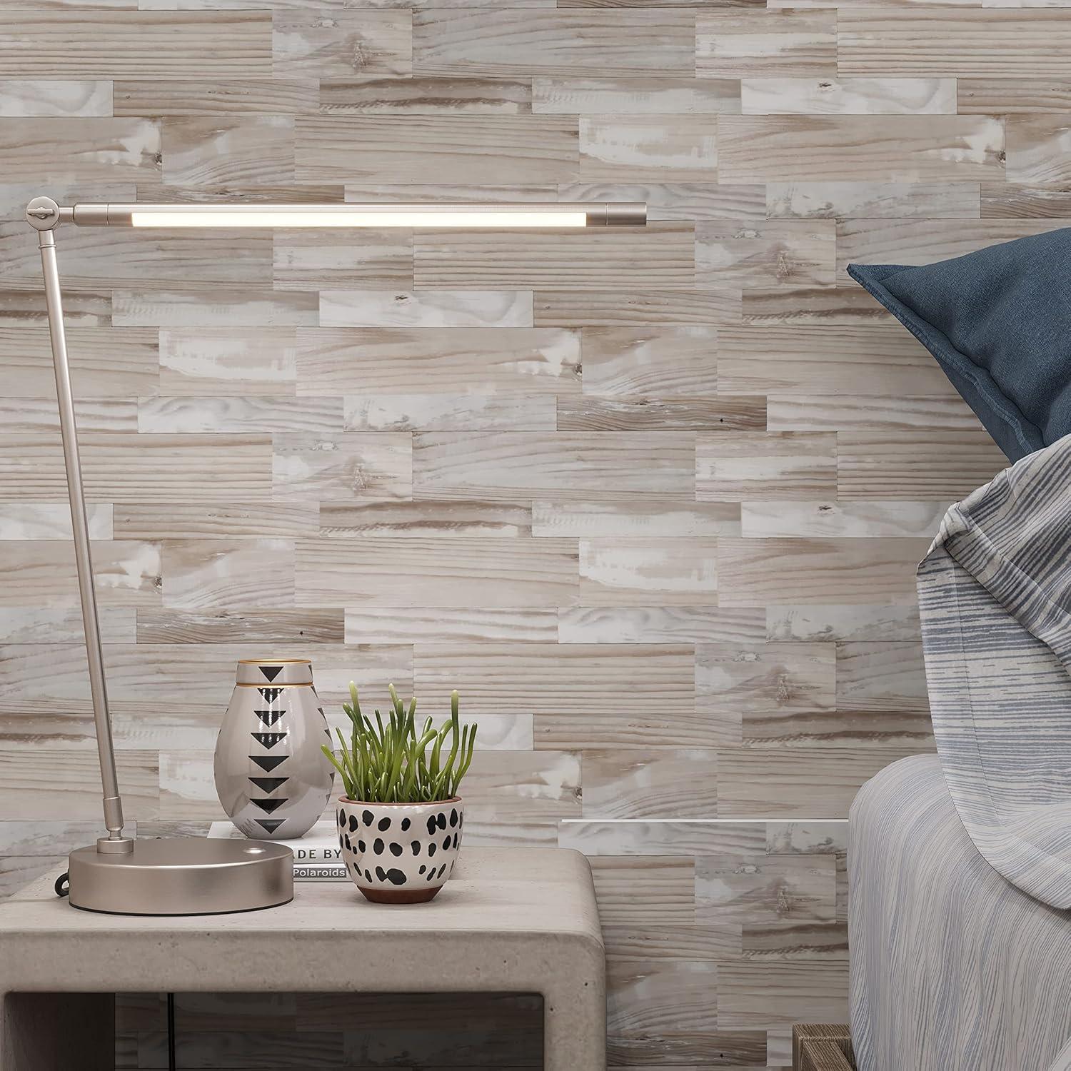 Avant Decor | Stone Composite Mixed Subway Tile | Peel and Stick Kitchen Backsplash Tiles | Stick On Wall Tiles | Easy DIY Installation | 5” x 5” | Sample Tile