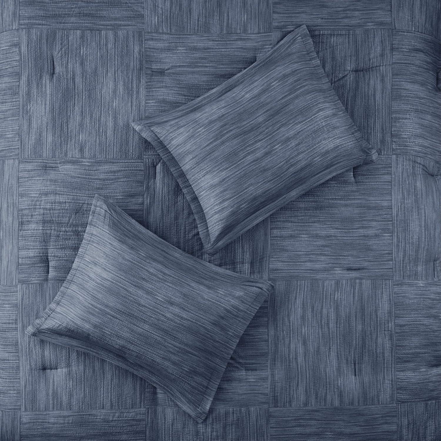 Madison Park Walter 7 Piece Printed Weave Seersucker Comforter Set