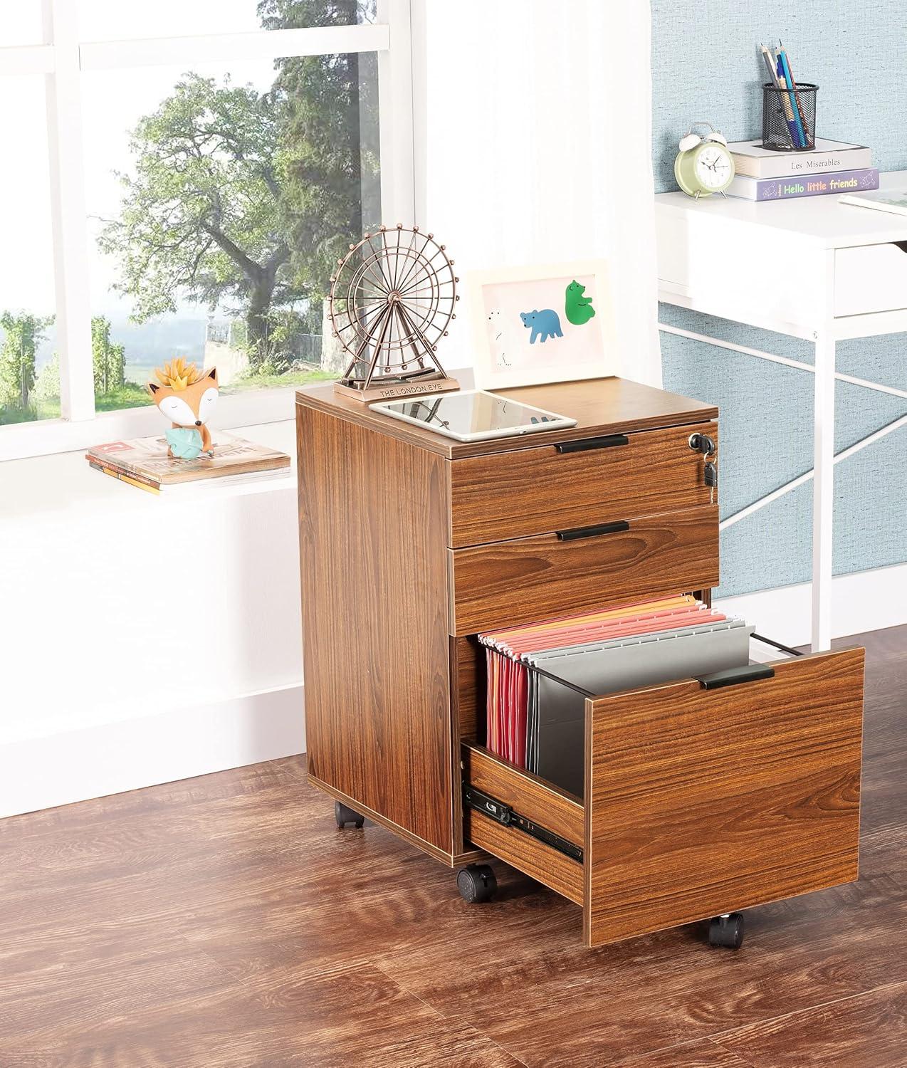 Zipcode Design™ Gosser 15.7'' Wide 3 -Drawer Mobile File Cabinet