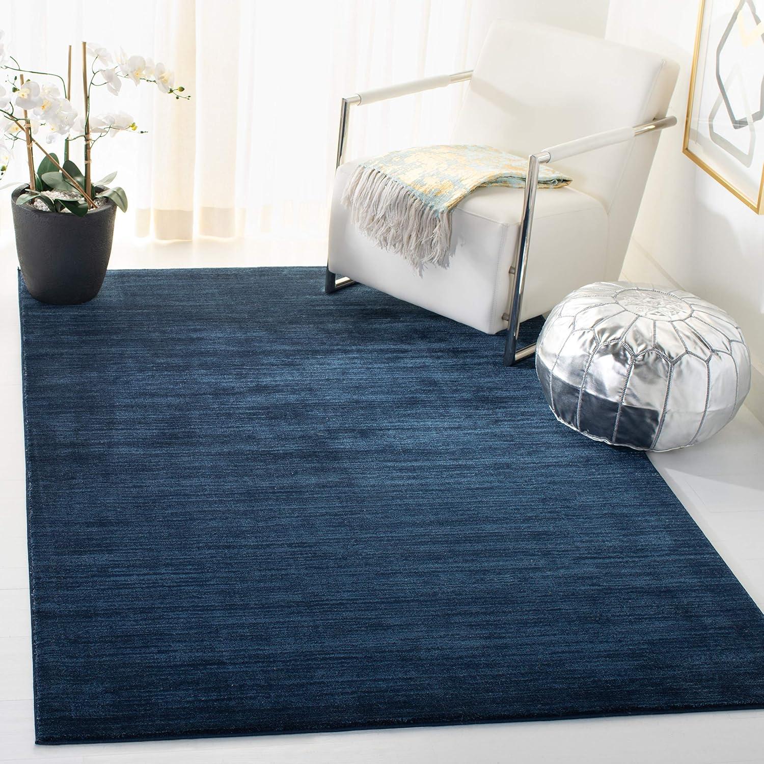 Vision VSN606 Power Loomed Indoor Area Rug - Navy - 5'1"x7'6" - Safavieh.