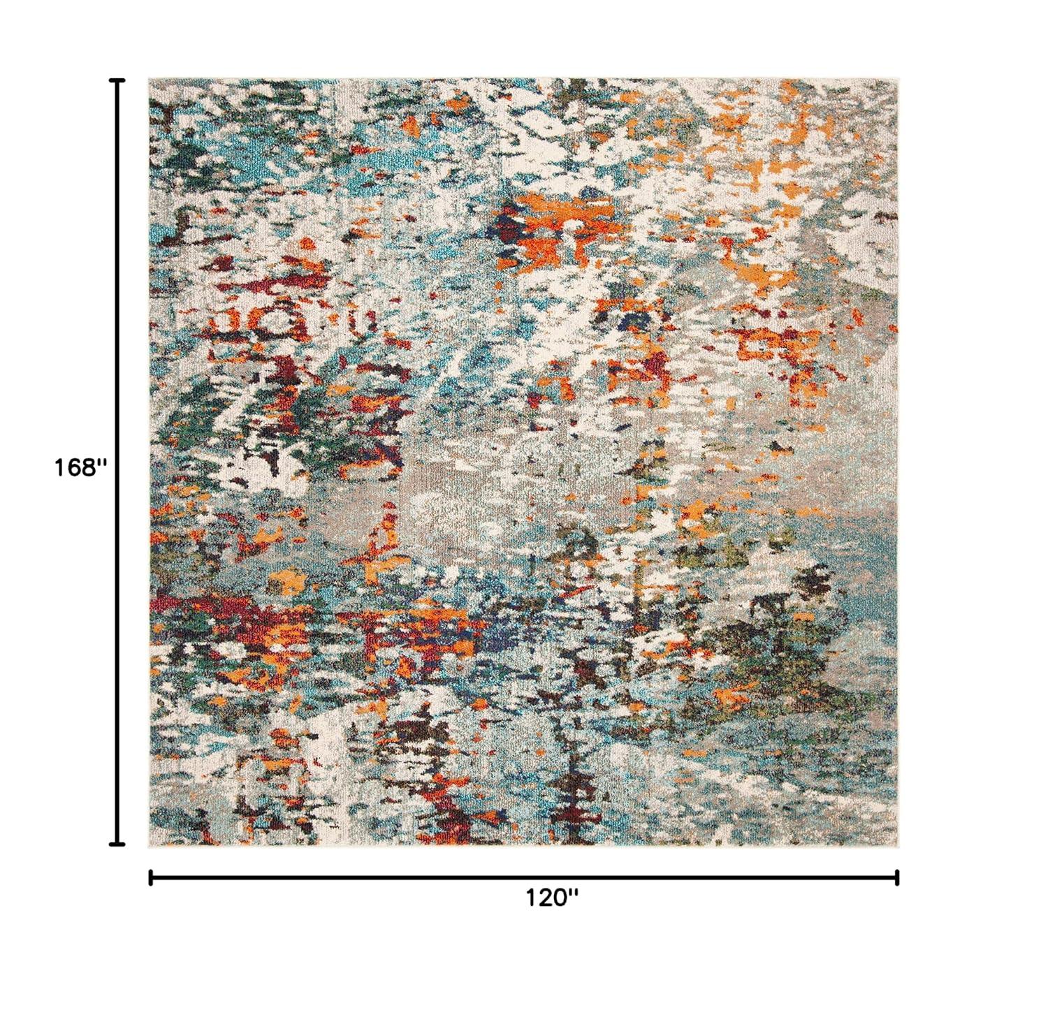 Madison MAD471 Power Loomed Indoor Area Rug - Grey/Blue - 10'x14' - Safavieh