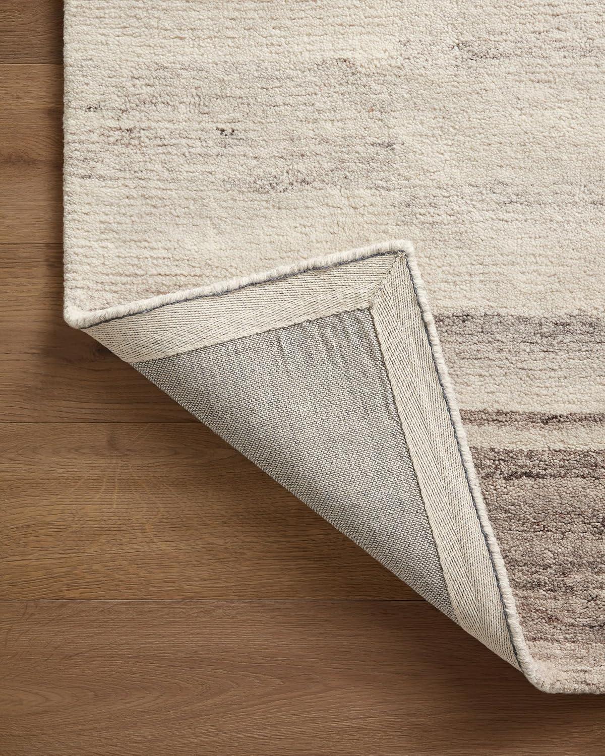 Amber Lewis x Loloi Rocky Ivory / Dove Area Rug