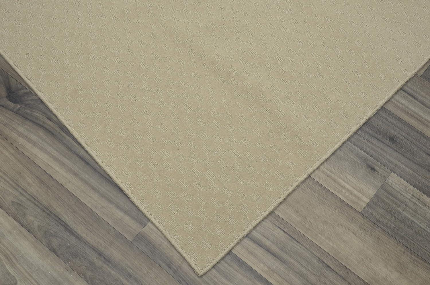 Garland Rug Medallion Polypropylene Tan Indoor Runner Rug, 2' x 12'