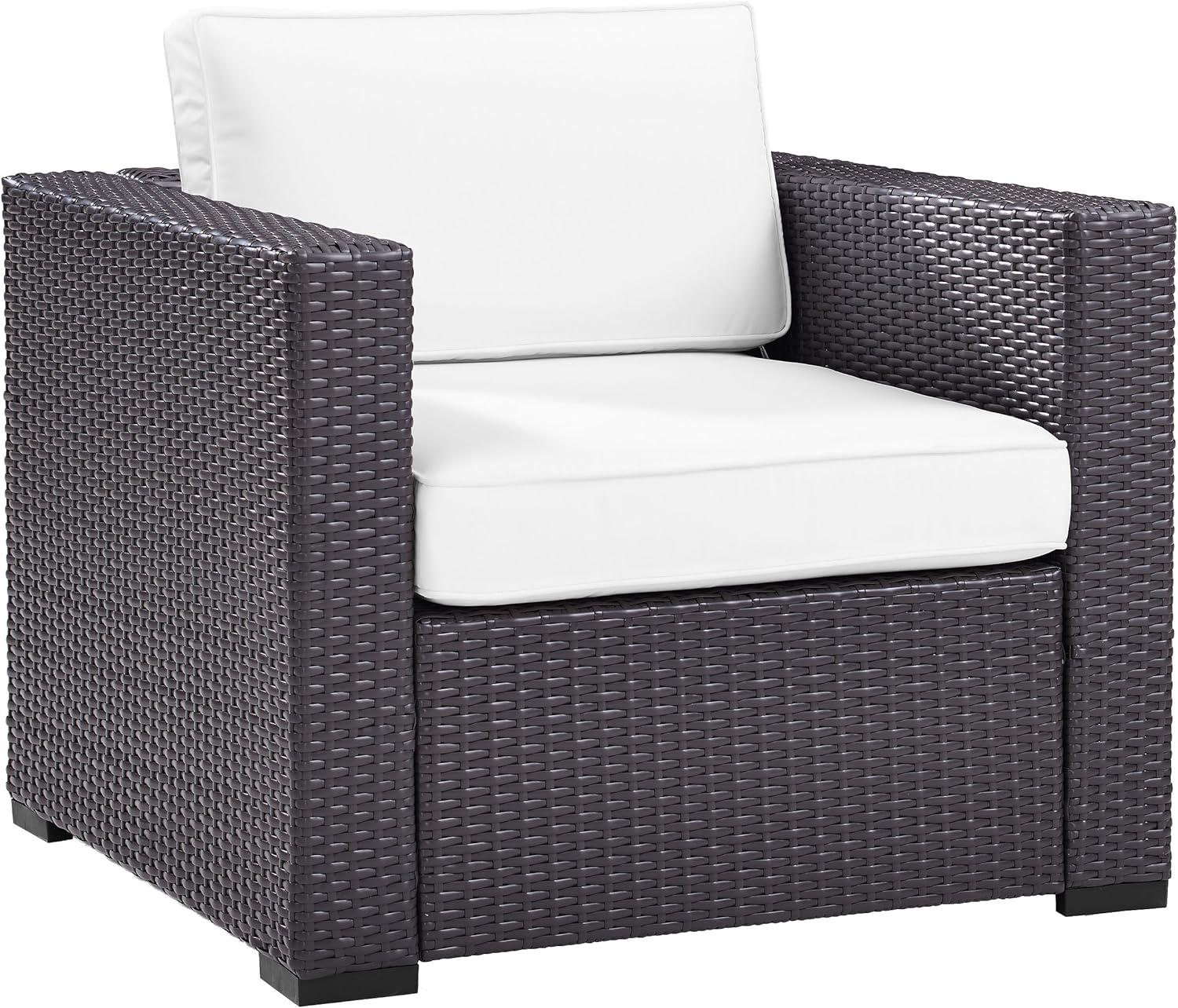 Biscayne 2pk Outdoor Wicker Chairs - White - Crosley