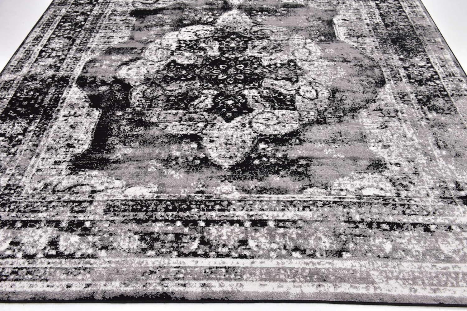 Unique Loom 8' 0 x 8' 0 Sofia Salle Garnier Beige Area Rug