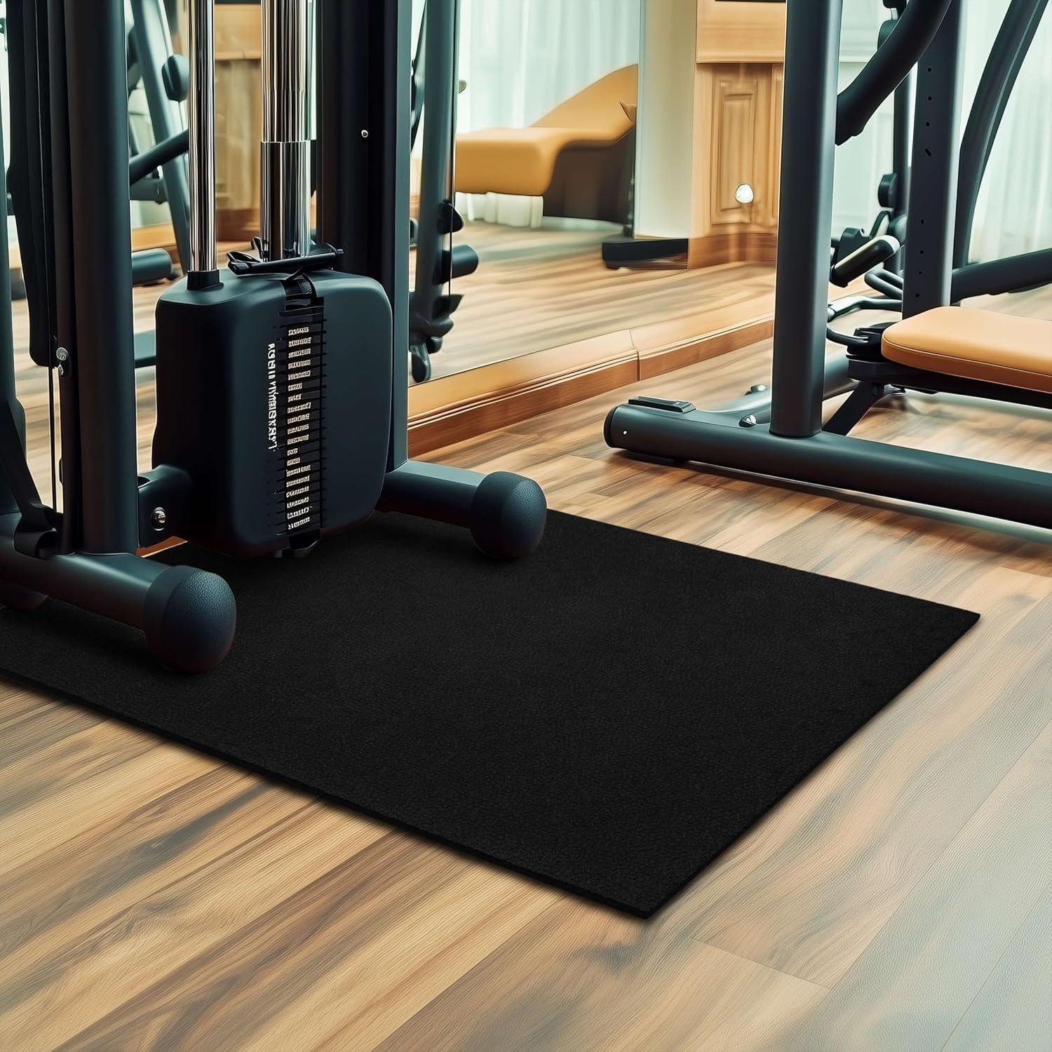 Mohawk Home Solid Multi Purpose 1/2" Non Skid Heavy Duty Rubber Gym Mat