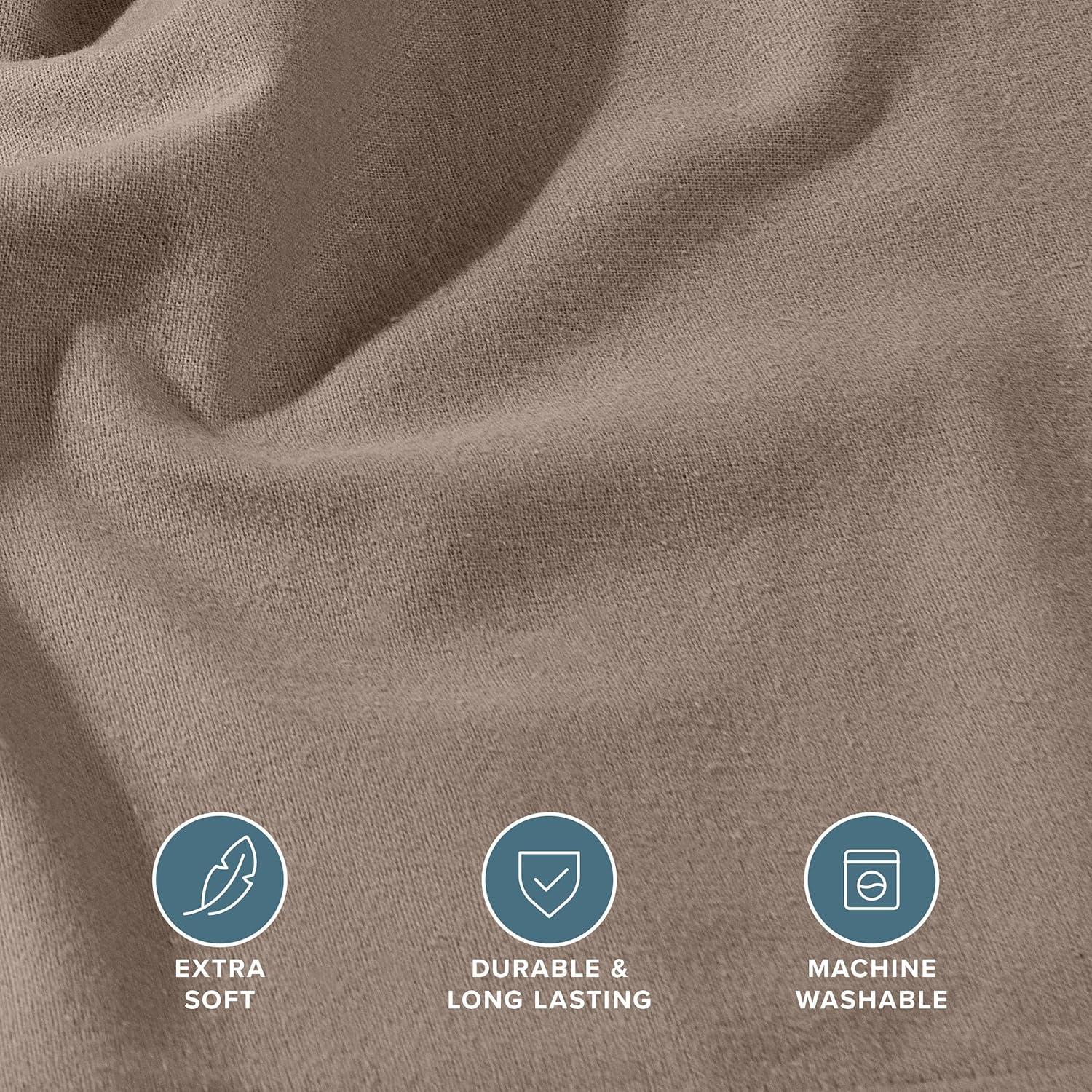 Bare Home Flannel Fitted Sheet