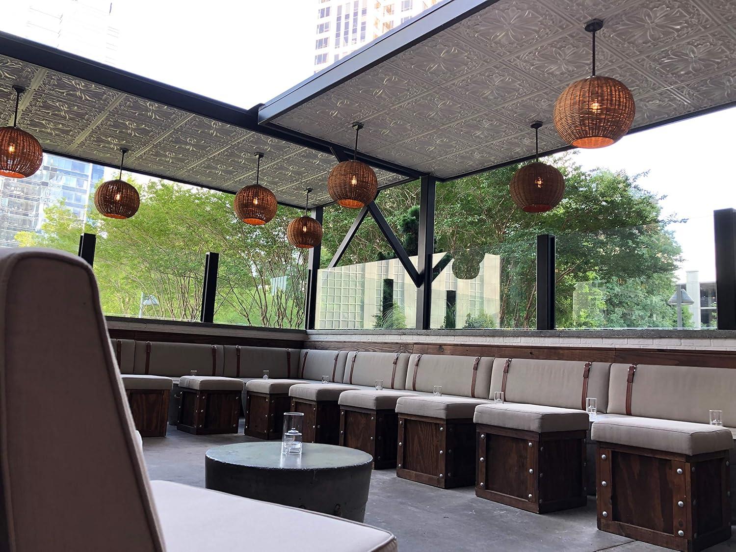 FromPlainToBeautifulInHours Milan 24'' L x 24'' W Textured PVC Drop-In & Glue Up Ceiling Tile Ceiling Tile (Set of 25)