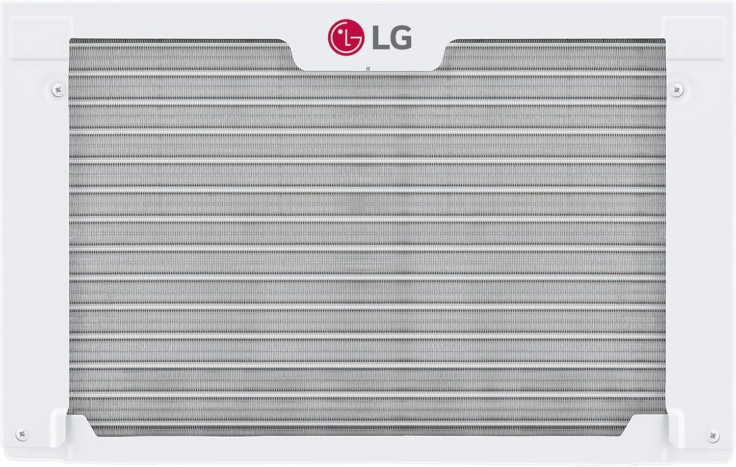 LG 6000 BTU Dual Inverter Smart Window Air Conditioner for 250 Sq. Ft. with 4 Speeds, Timer in White