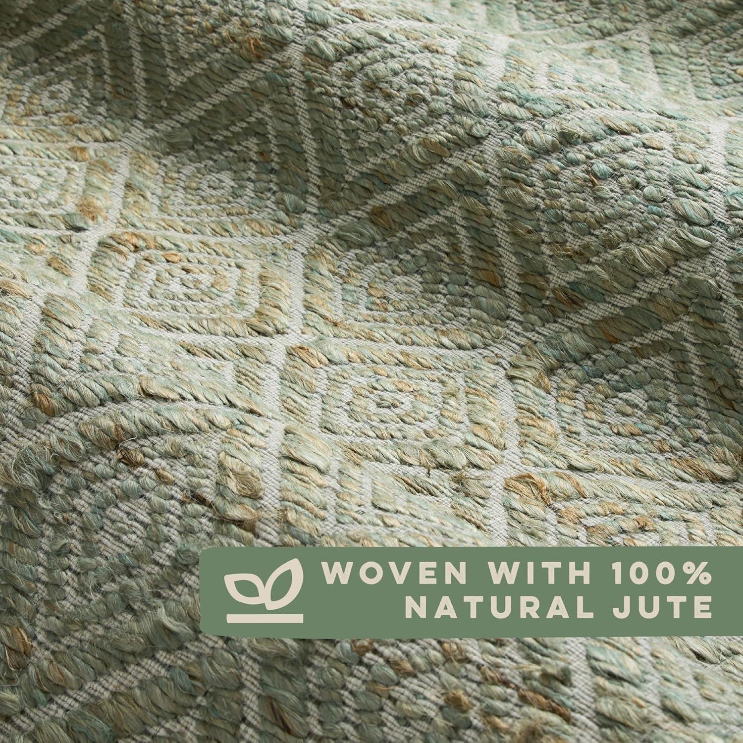 Town & Country Terra Nalani Textured Diamond Olive Green