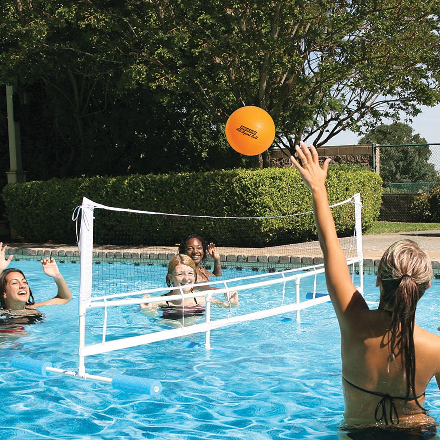 Deluxe 90" Multifunctional Water Volleyball/Badminton Pool Set