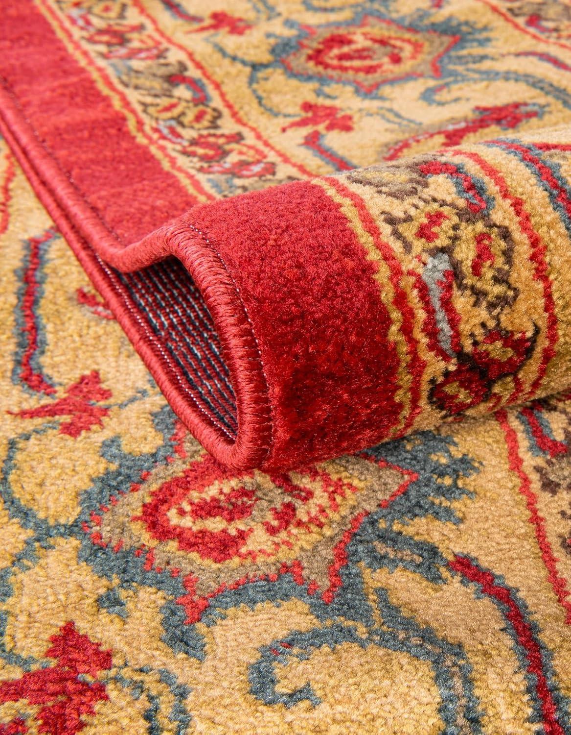 Unique Loom 8' 0 x 11' 0 Red Sahand Arsaces Area Rug