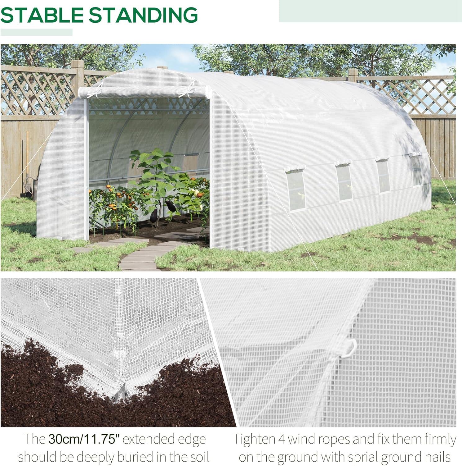 Outsunny 9.75 W x 19.75" D Greenhouse