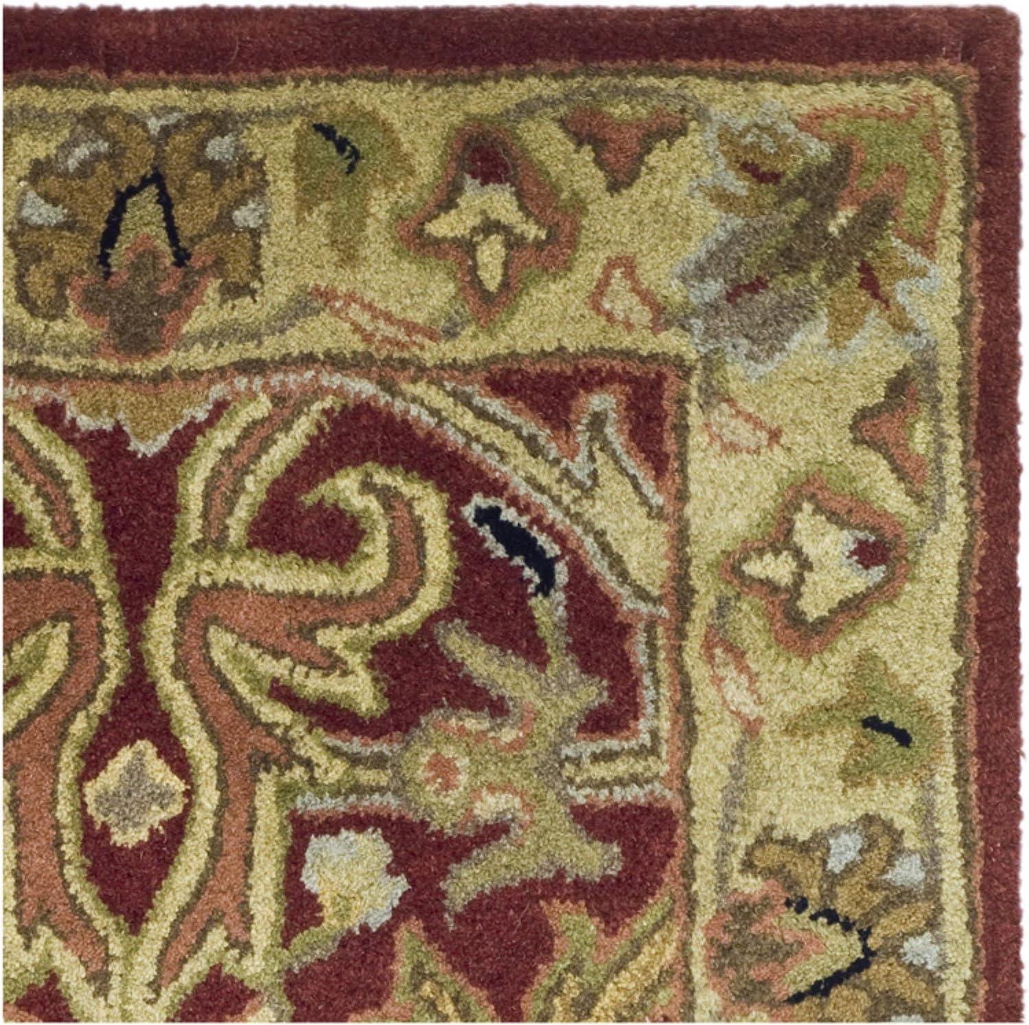 SAFAVIEH Heritage Oslo Traditional Wool Area Rug, Red/Gold, 8'3" x 11'