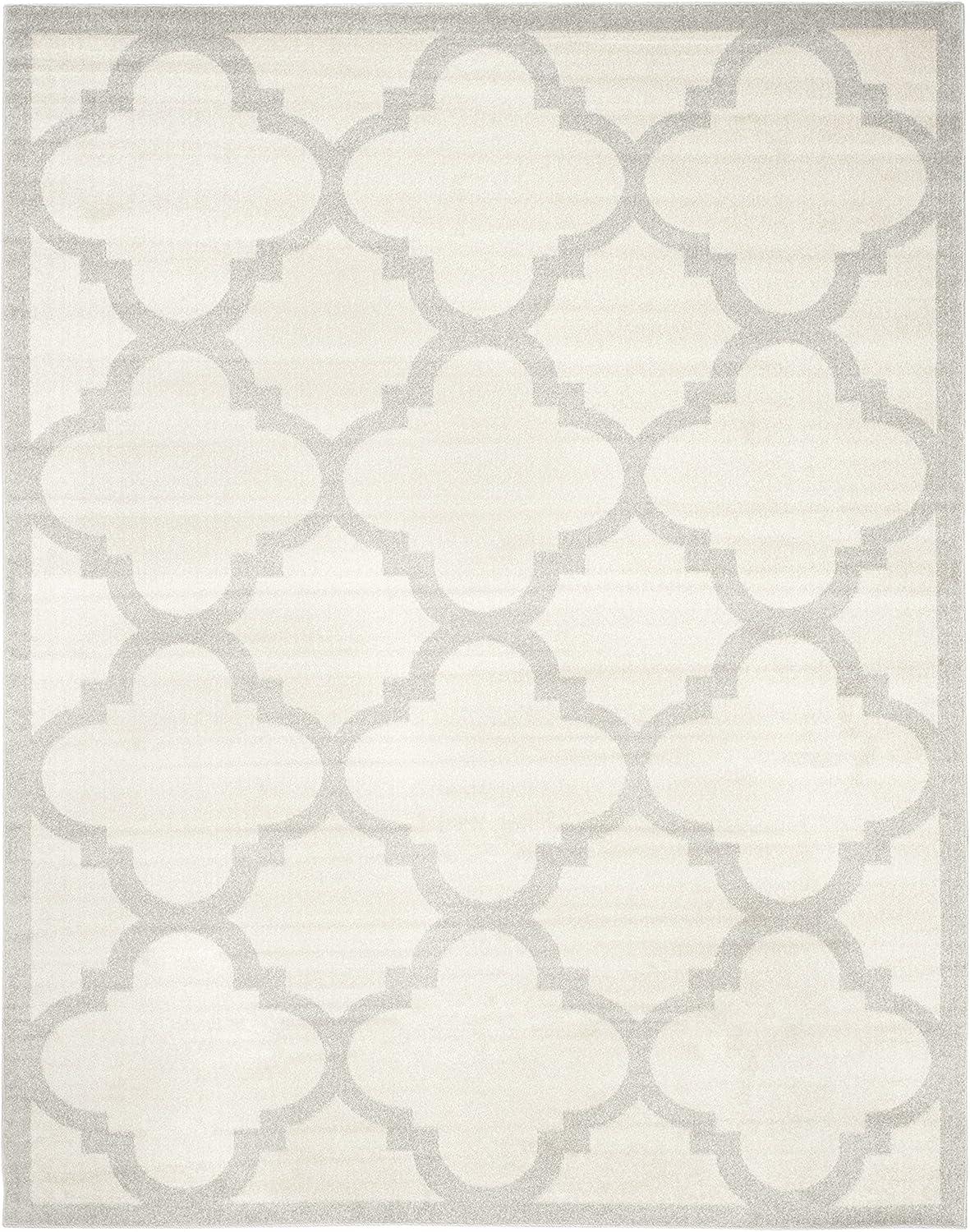 SAFAVIEH Amherst Willmer Geometric Area Rug, Beige/Light Grey, 9' x 12'