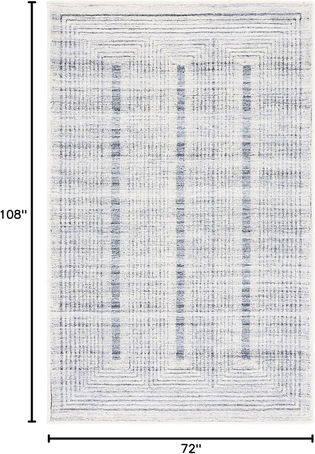 Metro MET991 Hand Tufted Indoor Area Rug - Light Grey/Ivory - 6'x9' - Safavieh