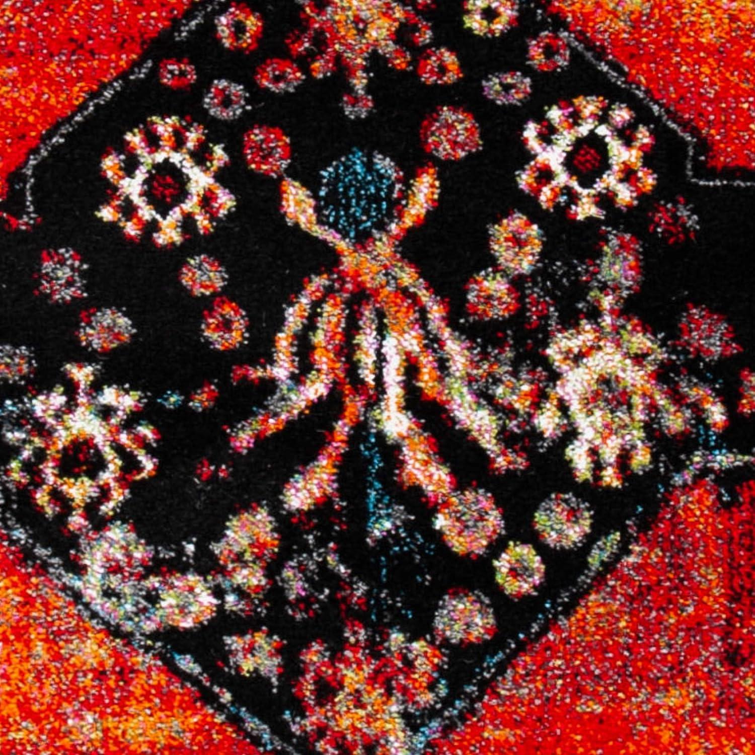 Vintage Hamadan VTH217 Power Loomed Indoor Runner Rug - Orange/Multi - 2'3"x10' - Safavieh.