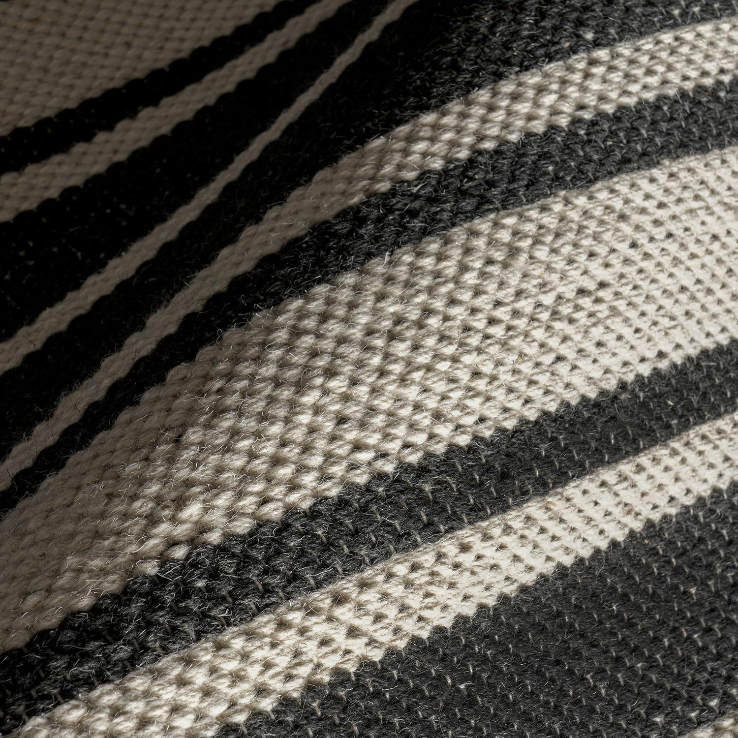 Frenshe Interiors x Rugs USA Bowery Striped Wool Area Rug | Wayfair