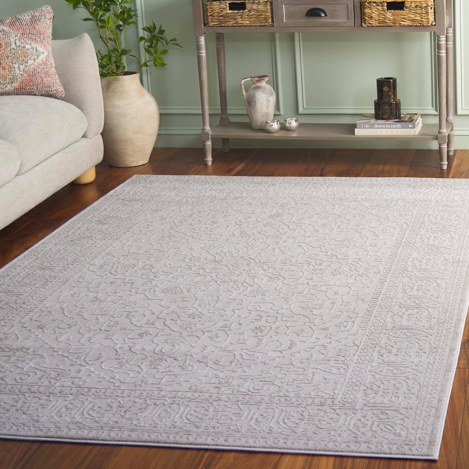 Reflection RFT670 Power Loomed Indoor Area Rug - 10'x14' - Creme/Ivory - Safavieh