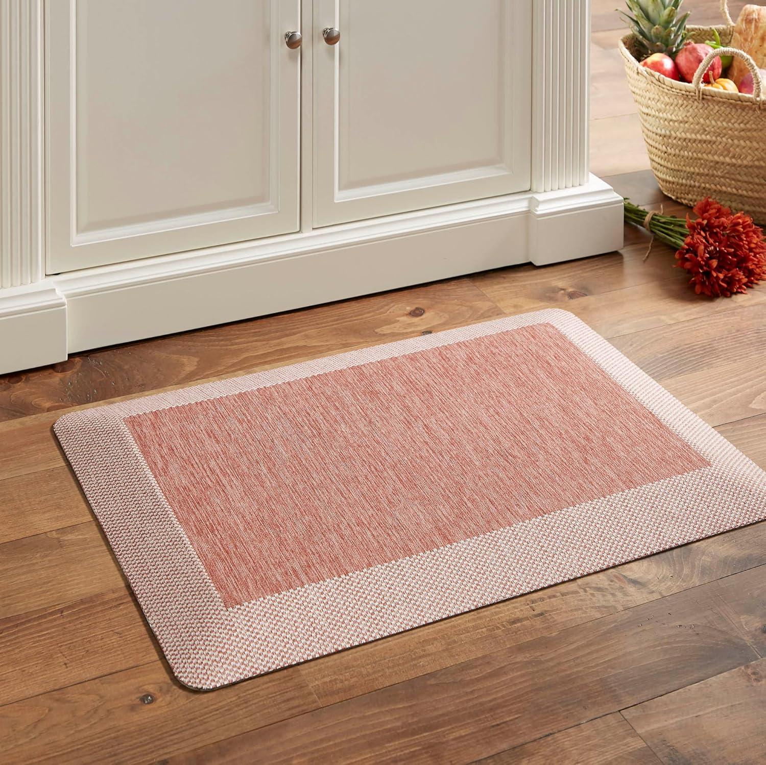 Martha Stewart Mira Modern Heathered Anti-Fatigue Air-Infused Kitchen Mat