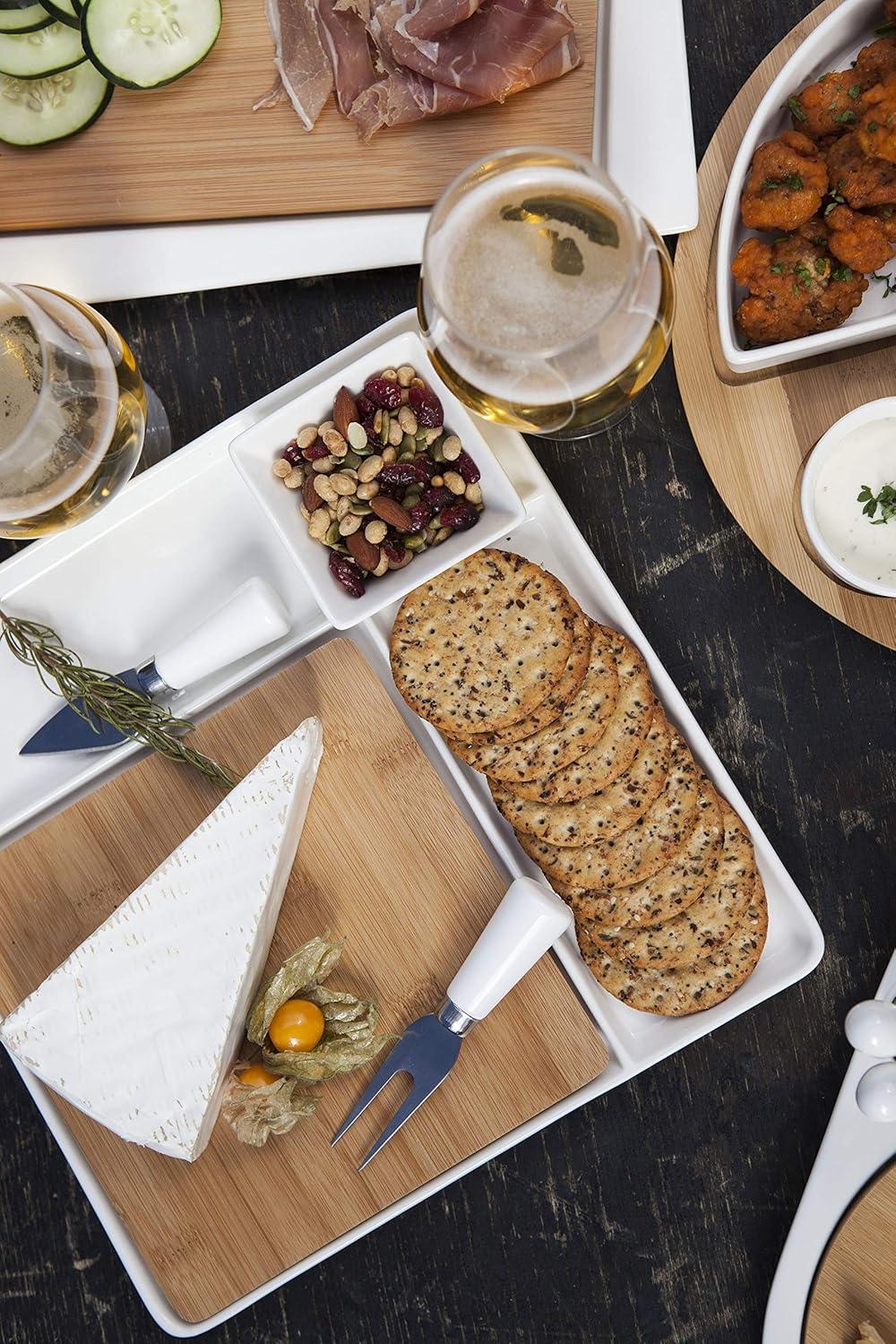 TOSCANA Peninsula Cutting Board & Serving Tray