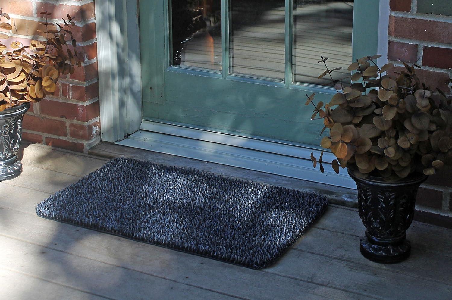 Charcoal High Traffic Polyethylene Outdoor Doormat