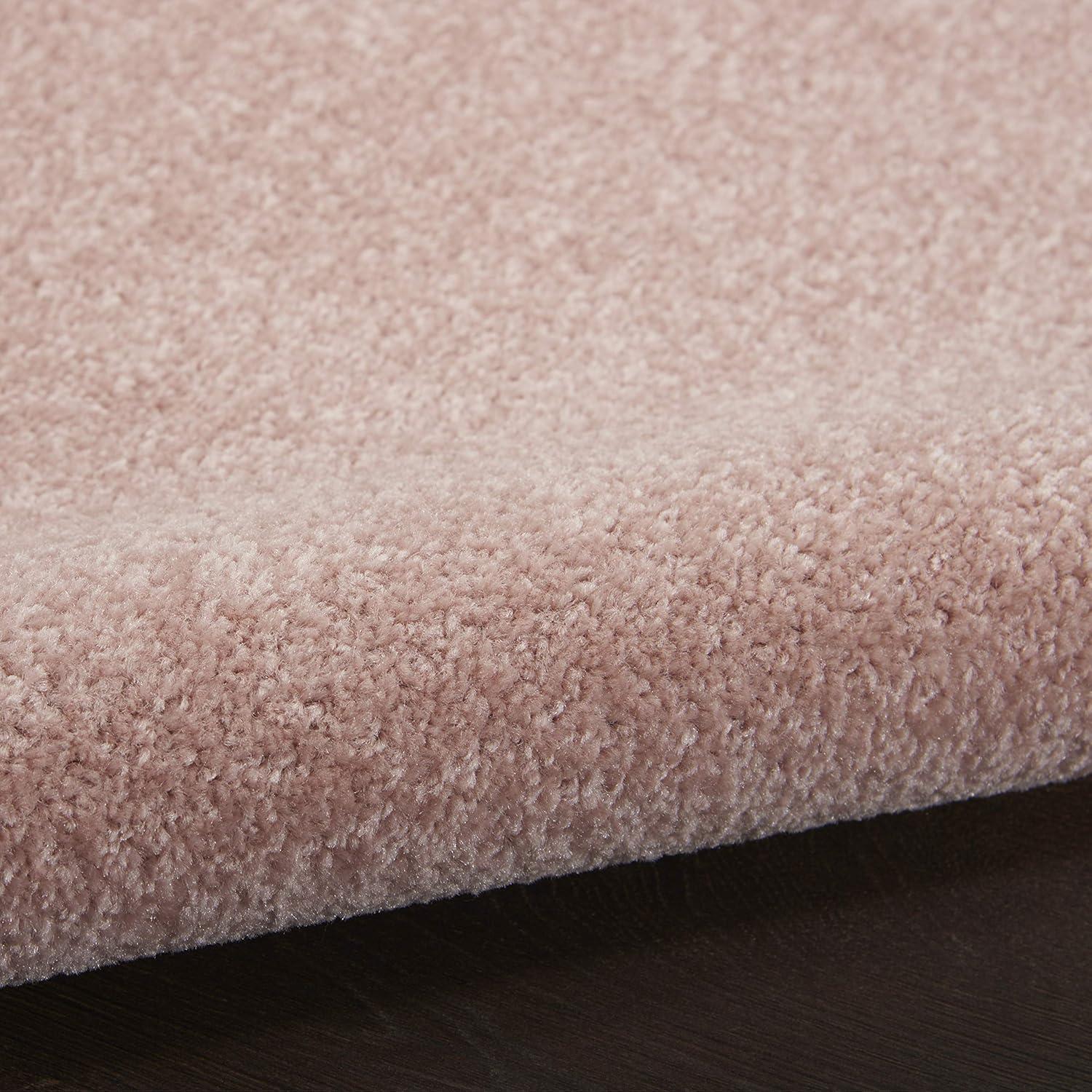 Nourison Essentials Easy Care Indoor Outdoor Area Rug - Pink 8' x Round