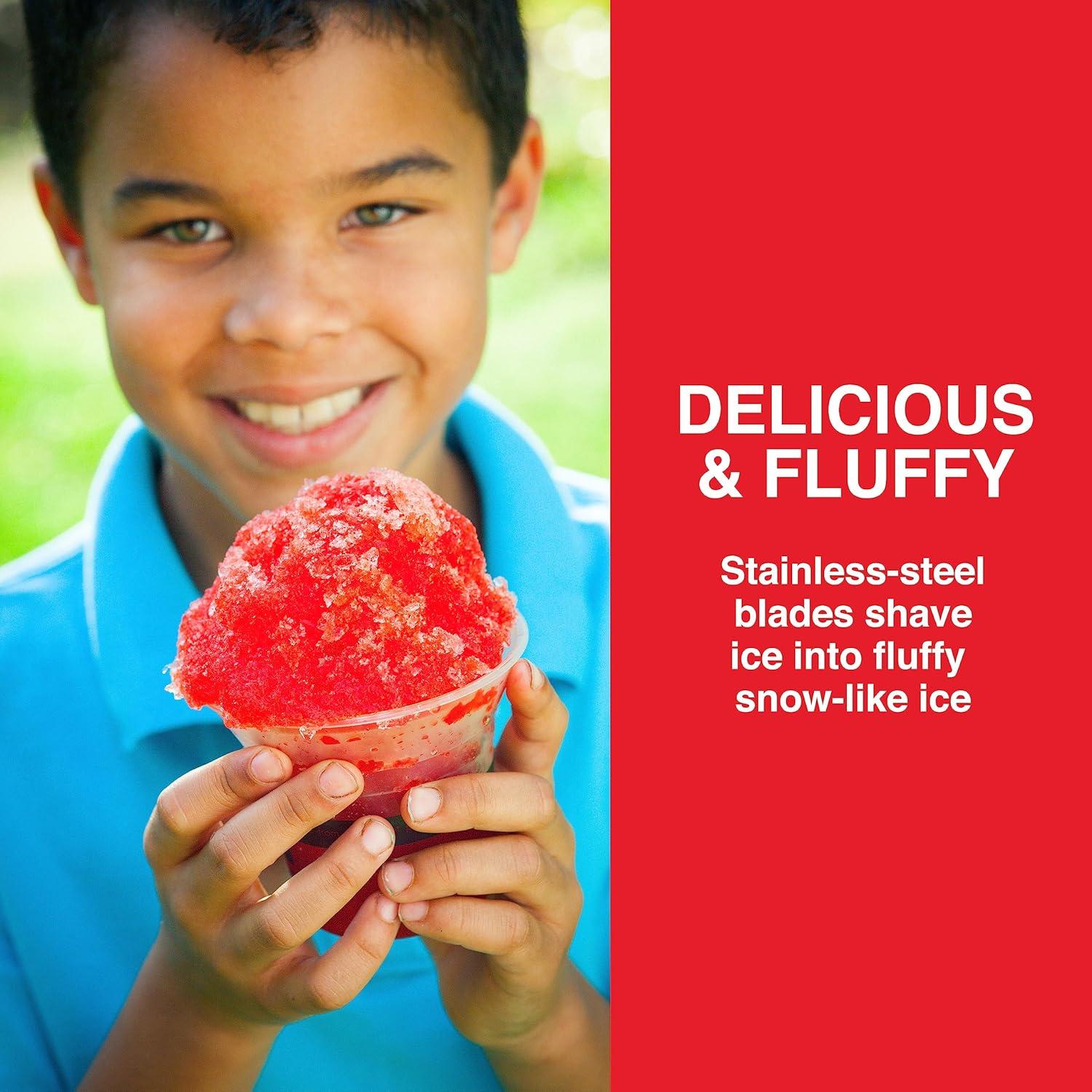 Coca-Cola CKESHVICE2CR Electric Shaved Ice & Snow Cone Maker