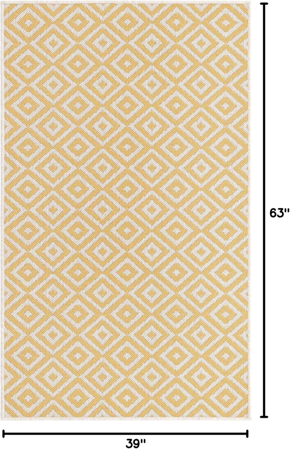 Jill Zarin Outdoor Costa Rica Geometric Woven Area Rug