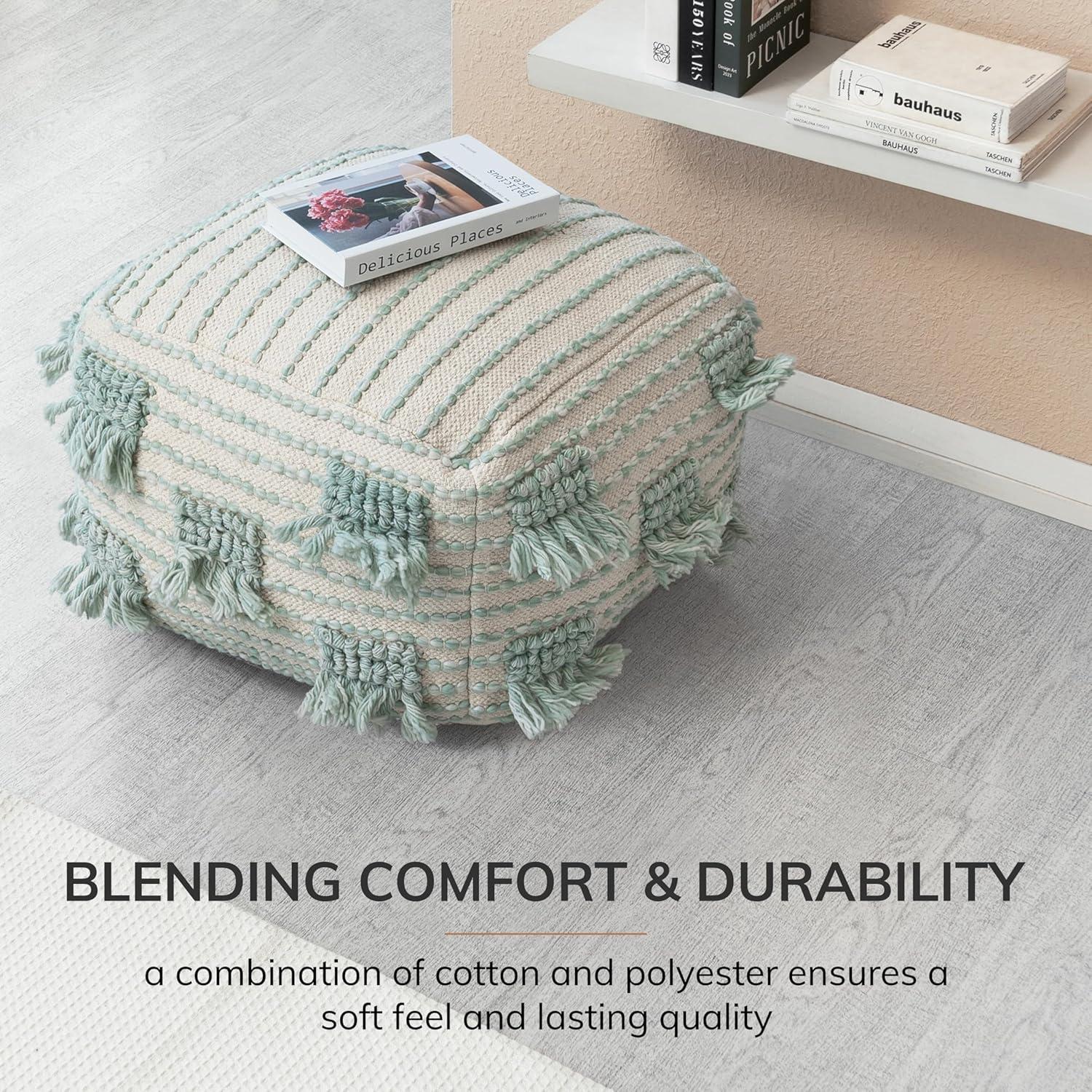 Cherokee Pouf Cream - Anji Mountain