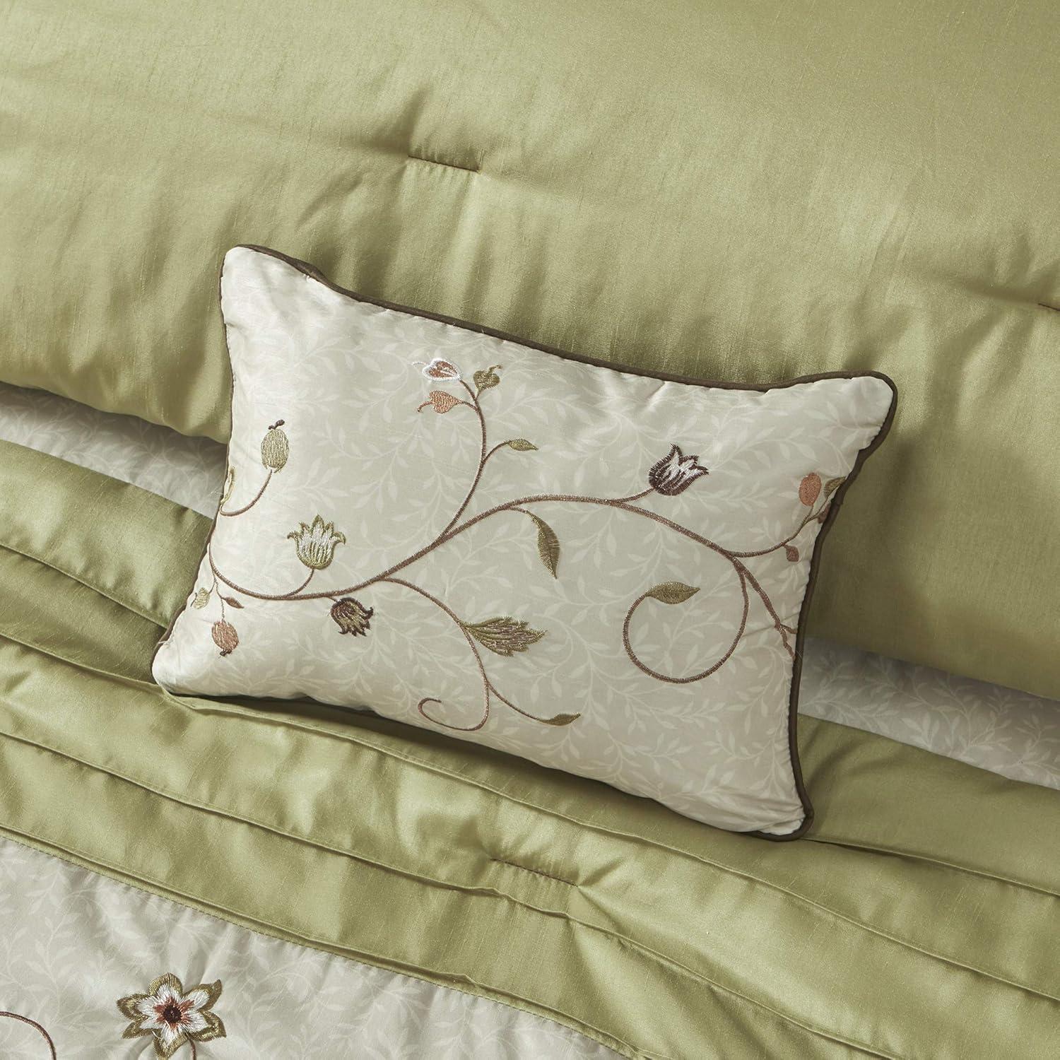 Serene Embroidered 7 Piece Comforter Set