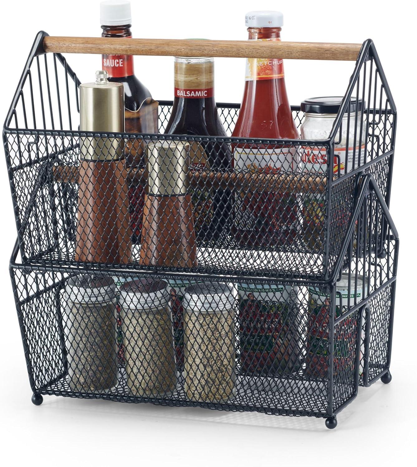 Gourmet Basics by Mikasa Porto Stacking Basket