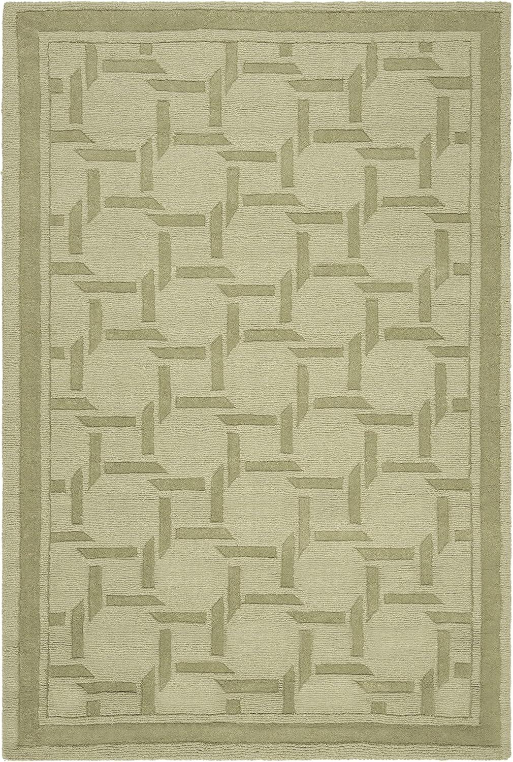 Resort Wool Geometric Indoor Rug