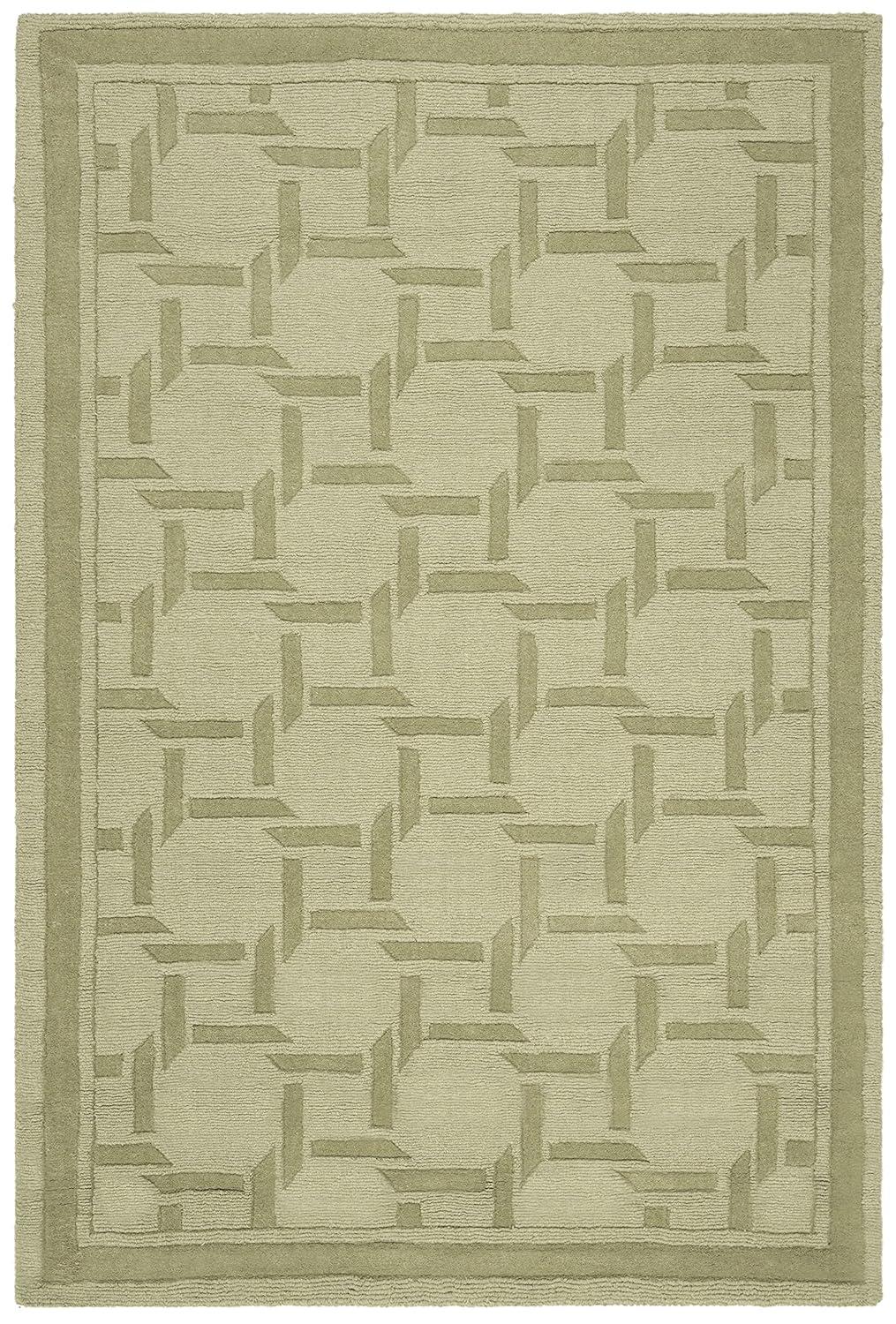 Resort Martha Stewart Hand Tufted Wool Geometric Rug
