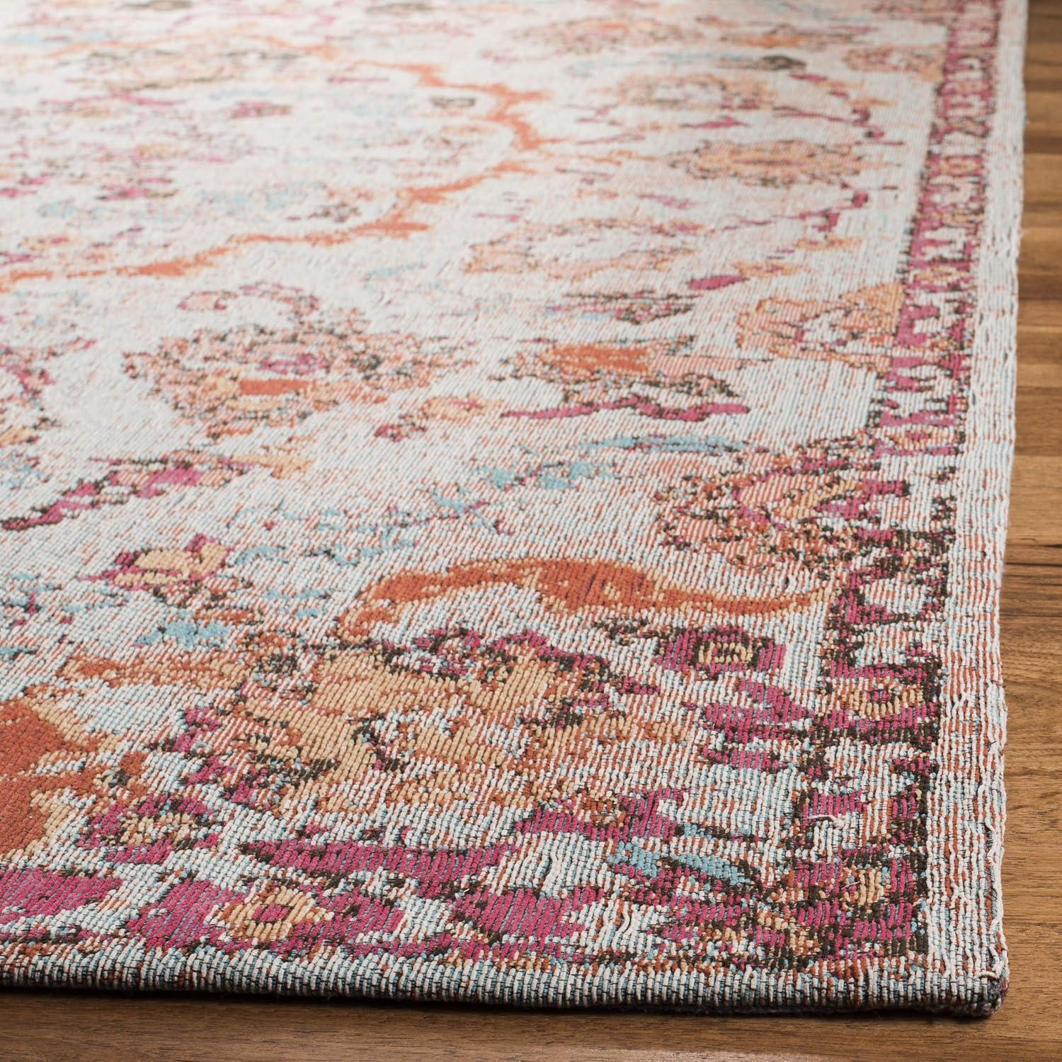 Classic Vintage CLV102 Power Loomed Area Rug - Red/Beige - 6'x9' - Safavieh.