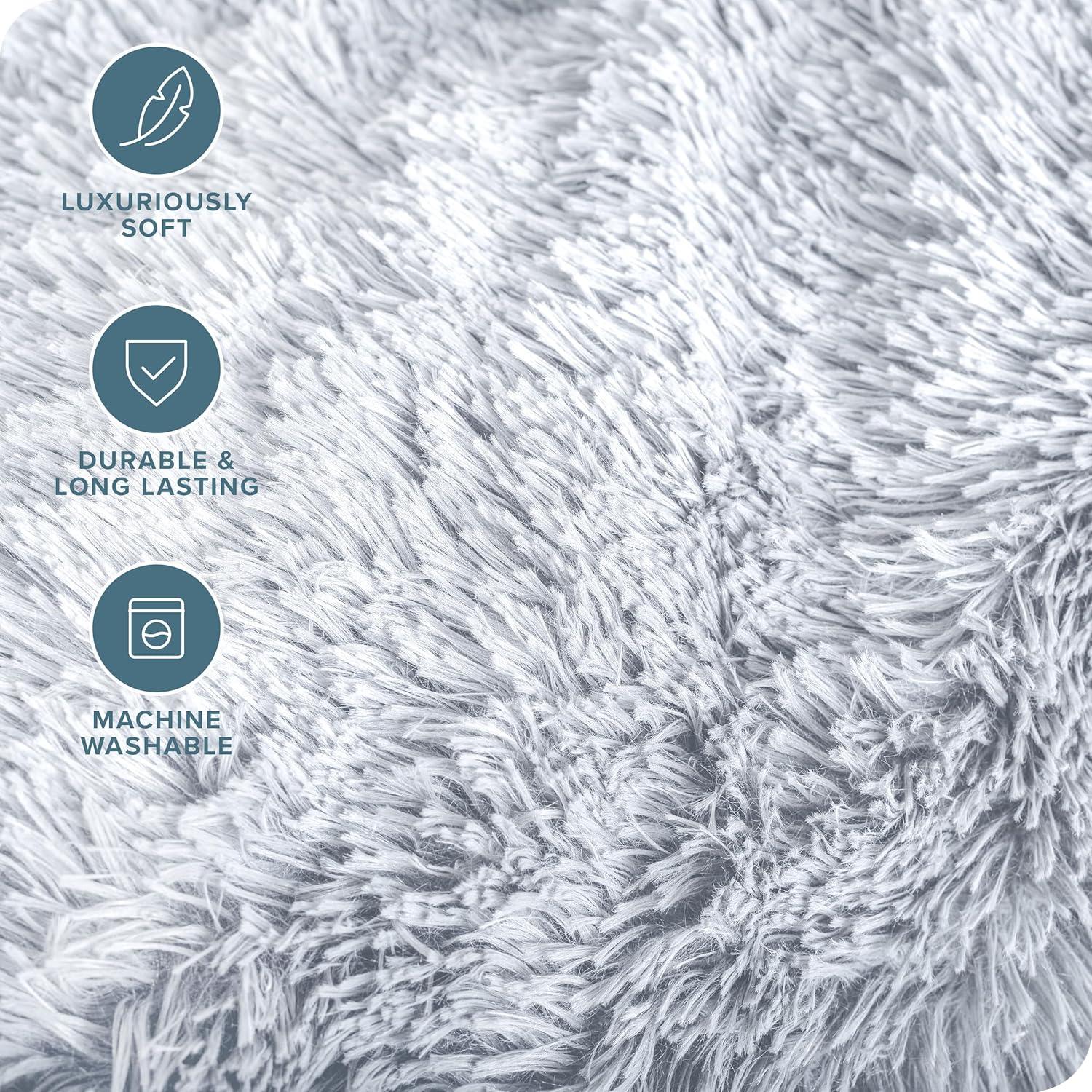 Bare Home Shaggy Faux Fur Sherpa Blanket