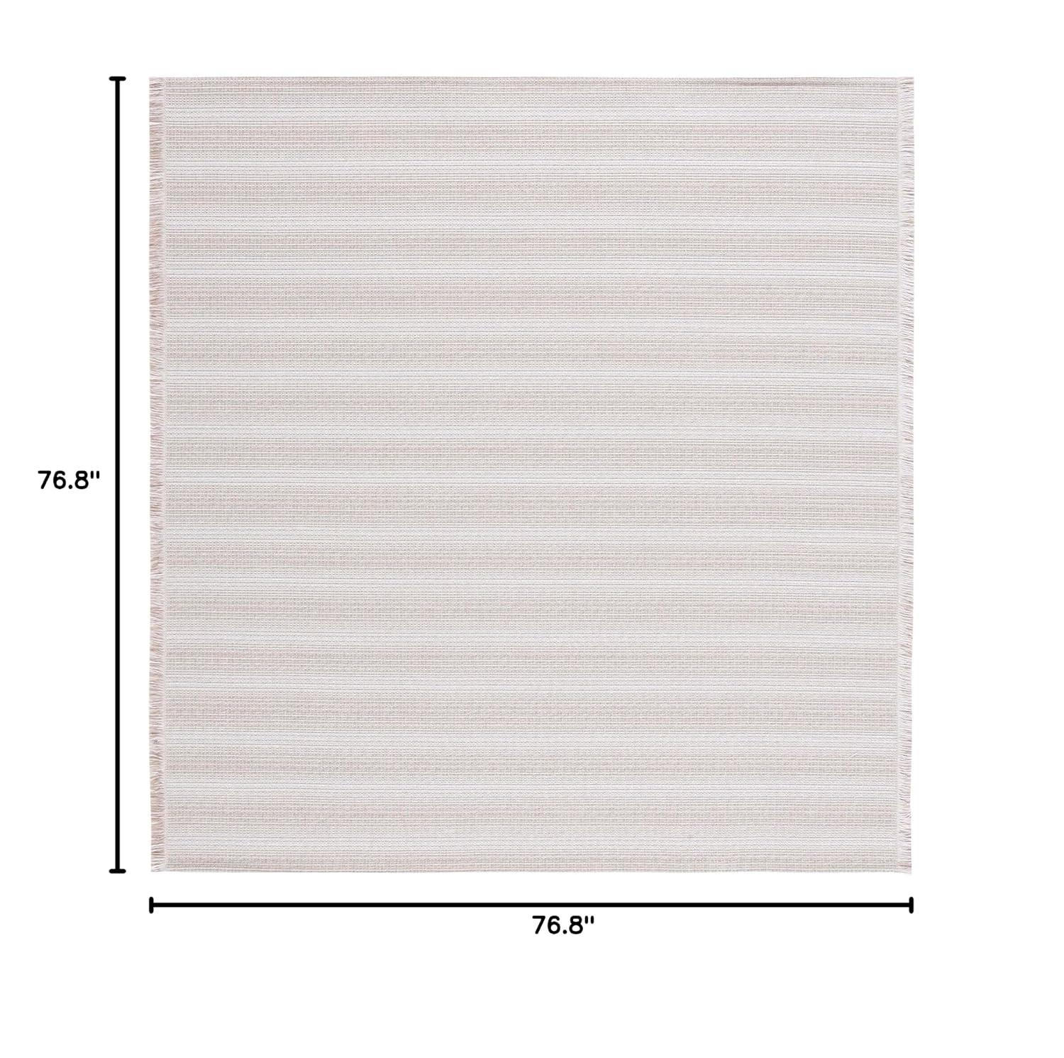 Augustine AGT501 Machine Made Indoor Area Rug - Ivory/Beige - 6'-4"x6'-4" - Safavieh